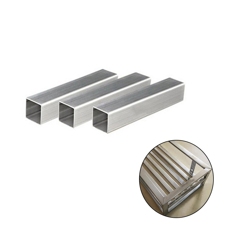 1-calowa rura kwadratowa Ss 16 Gauge 18 Gauge 304 Elastyczna tektura falista ze stali nierdzewnej na gorącą wodę